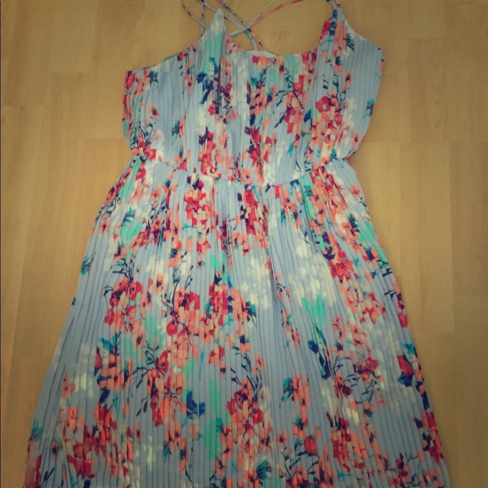 Summer maxi floral dress